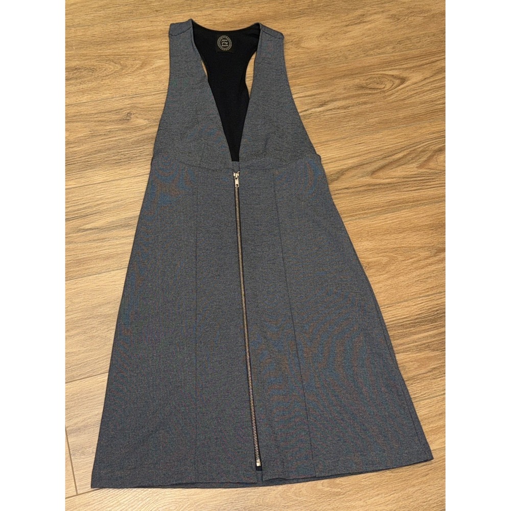 A Piece Of My Heart Zip Racer Back Dress Made In USA Size M, Preppy, 90s Style